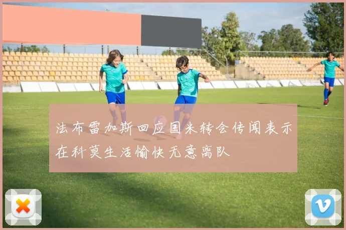 法布雷加斯回应国米转会传闻表示在科莫生活愉快无意离队